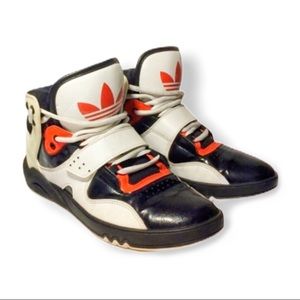 Adidas Retro Hi-Top Basketball Red Sneaker 5.5/8